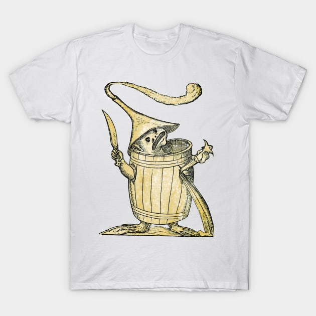 Journeyman Cooper - The Drolatic Dreams of Pantagruel T-Shirt by The Blue Box